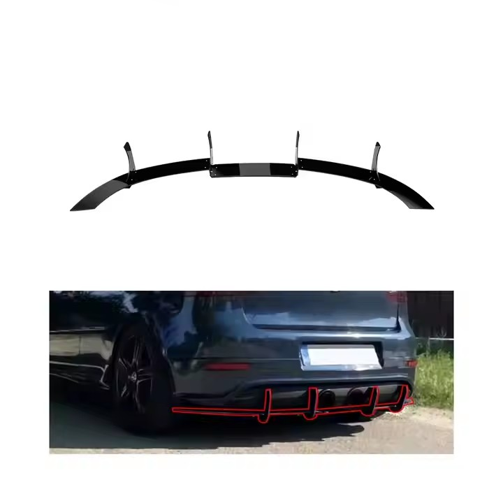 Rear diffuser Golf MK5 R32 2003-2008