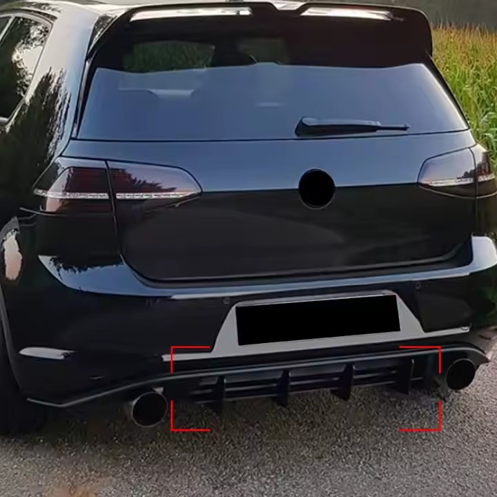 Rear Diffuser Golf MK7 GTI 2013-2016